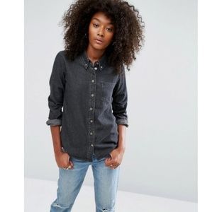 ASOS Black Denim Shirt